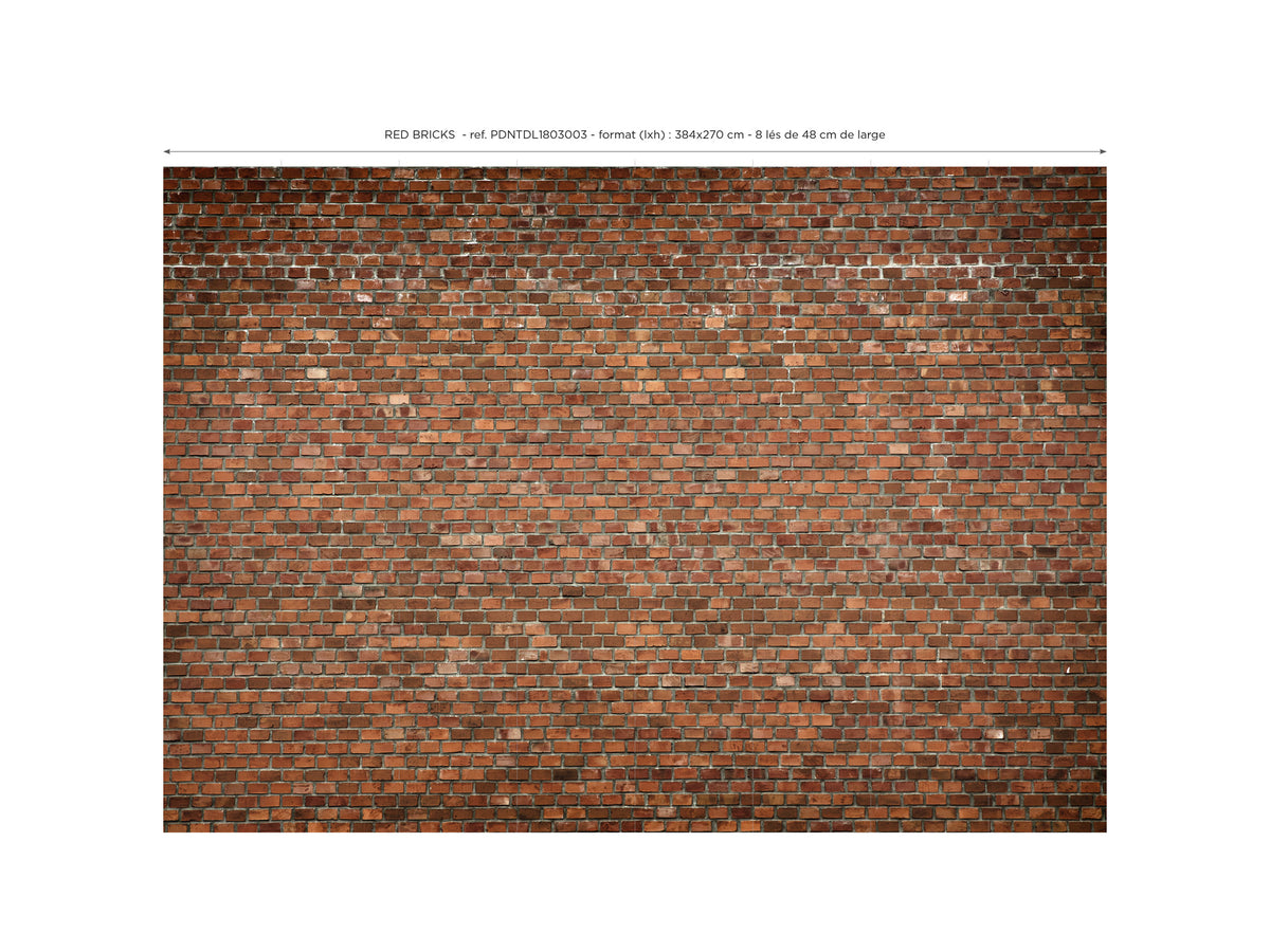 Papier peint panoramique Red Bricks