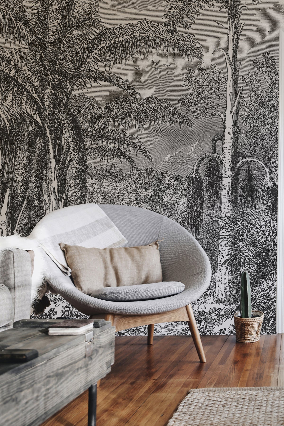 Papier peint panoramique Phoenix Grey