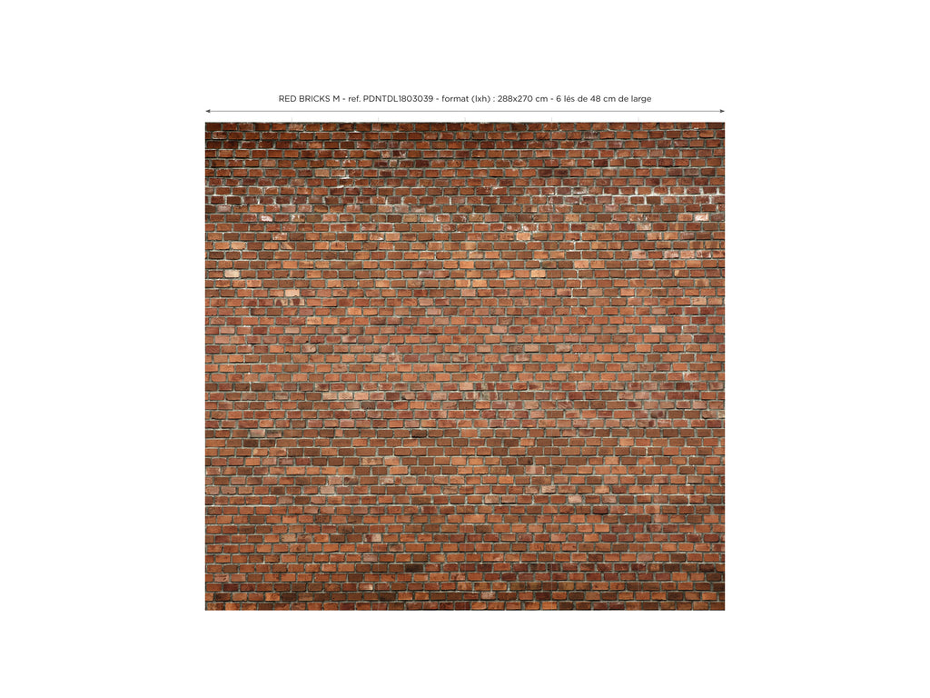 Papier peint panoramique Red Bricks