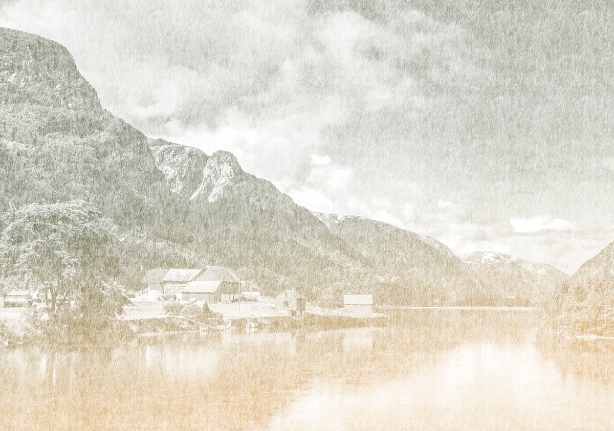 Papier peint panoramique Norvège