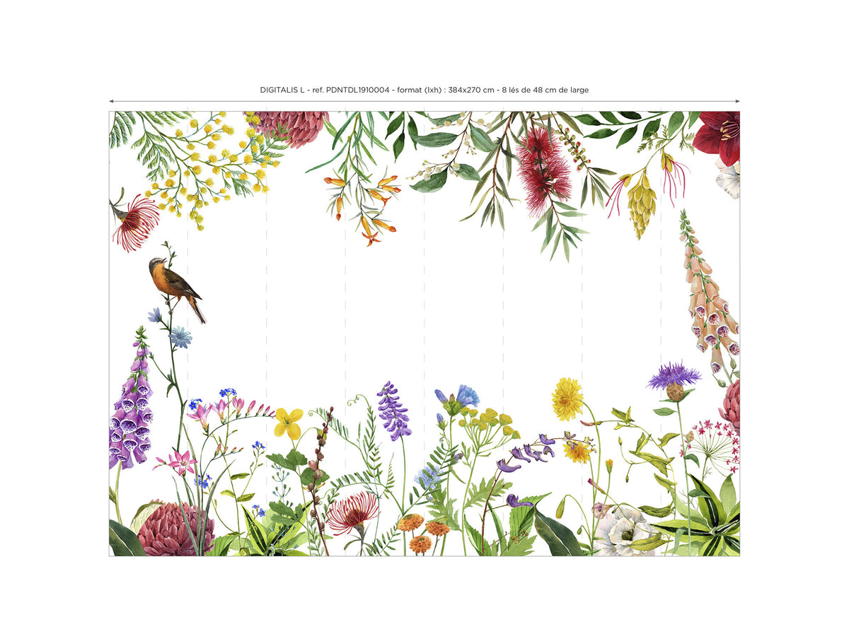 Digitalis L panoramic wallpaper