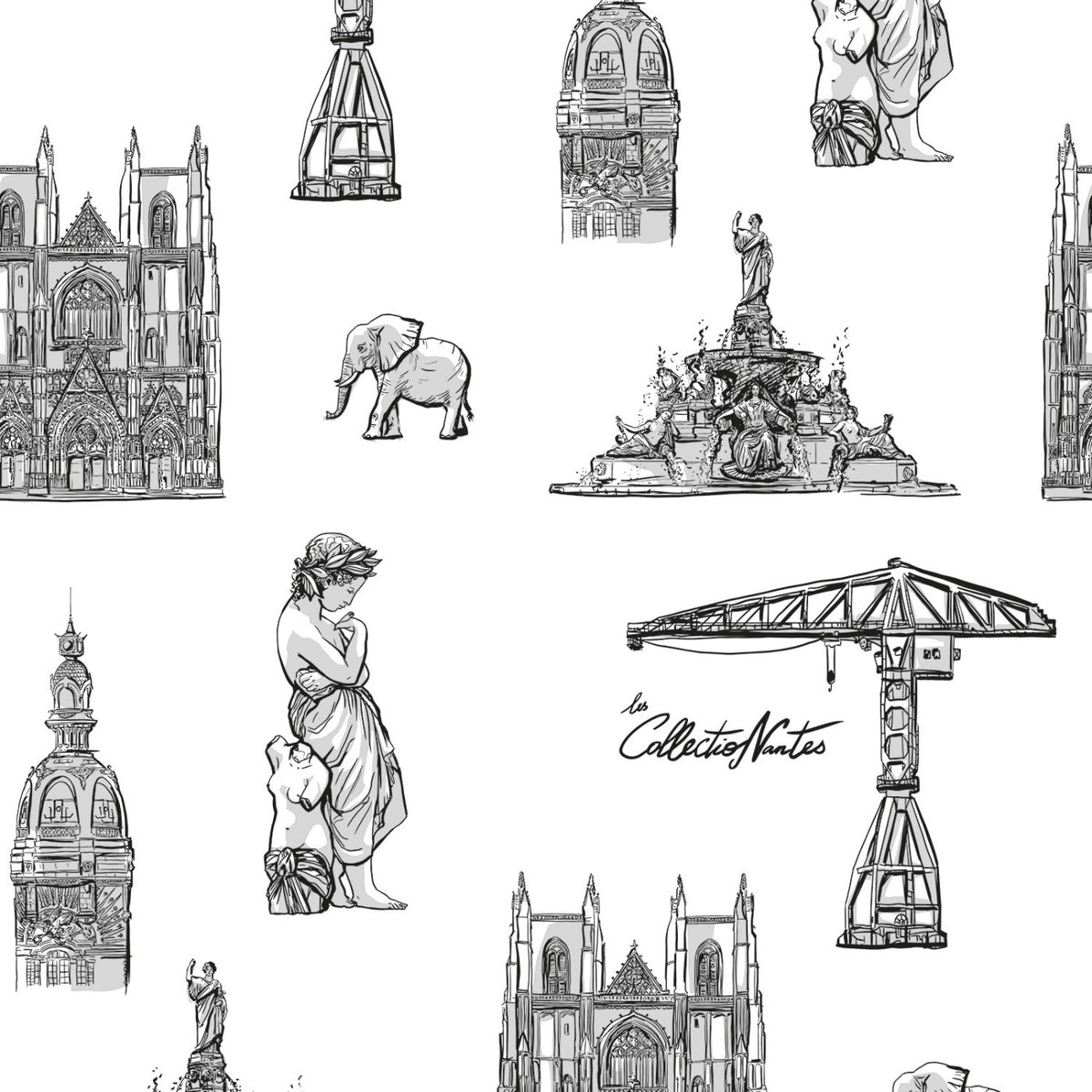 Papier peint Nantes
