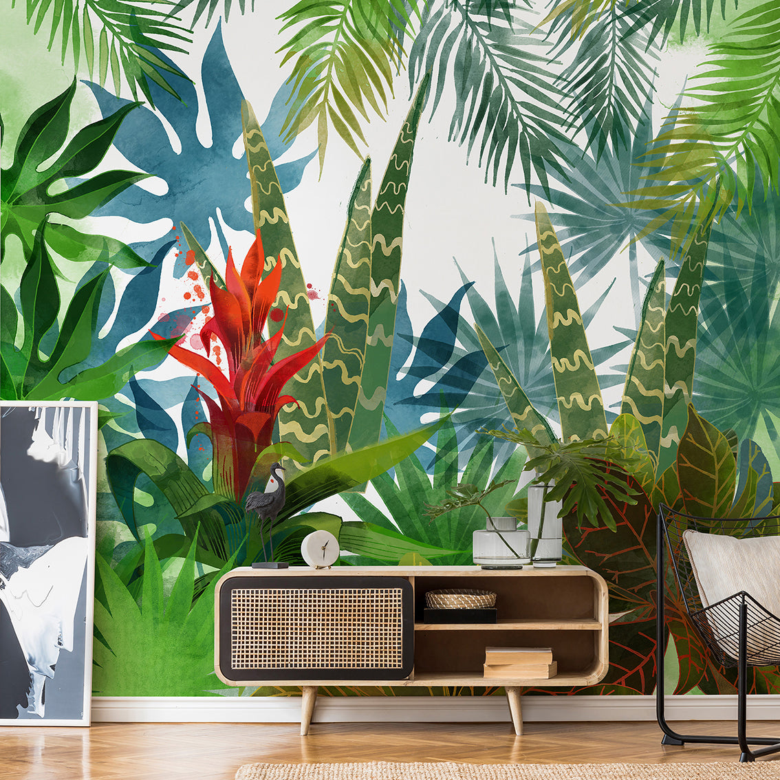 Papier peint panoramique Petite Jungle