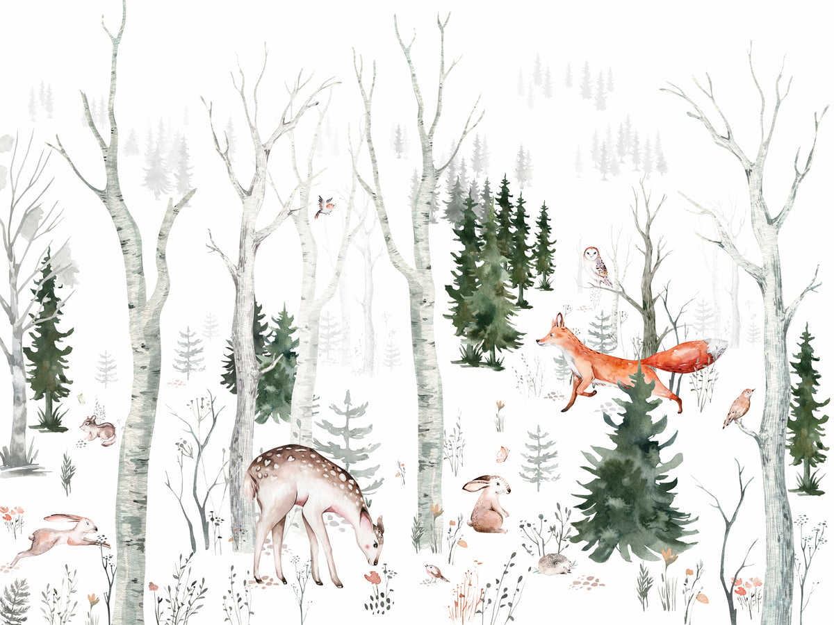 Poster adhésif Bambi & Co