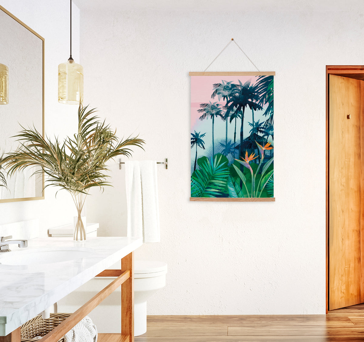 Tropical Mood Hanging Canvas