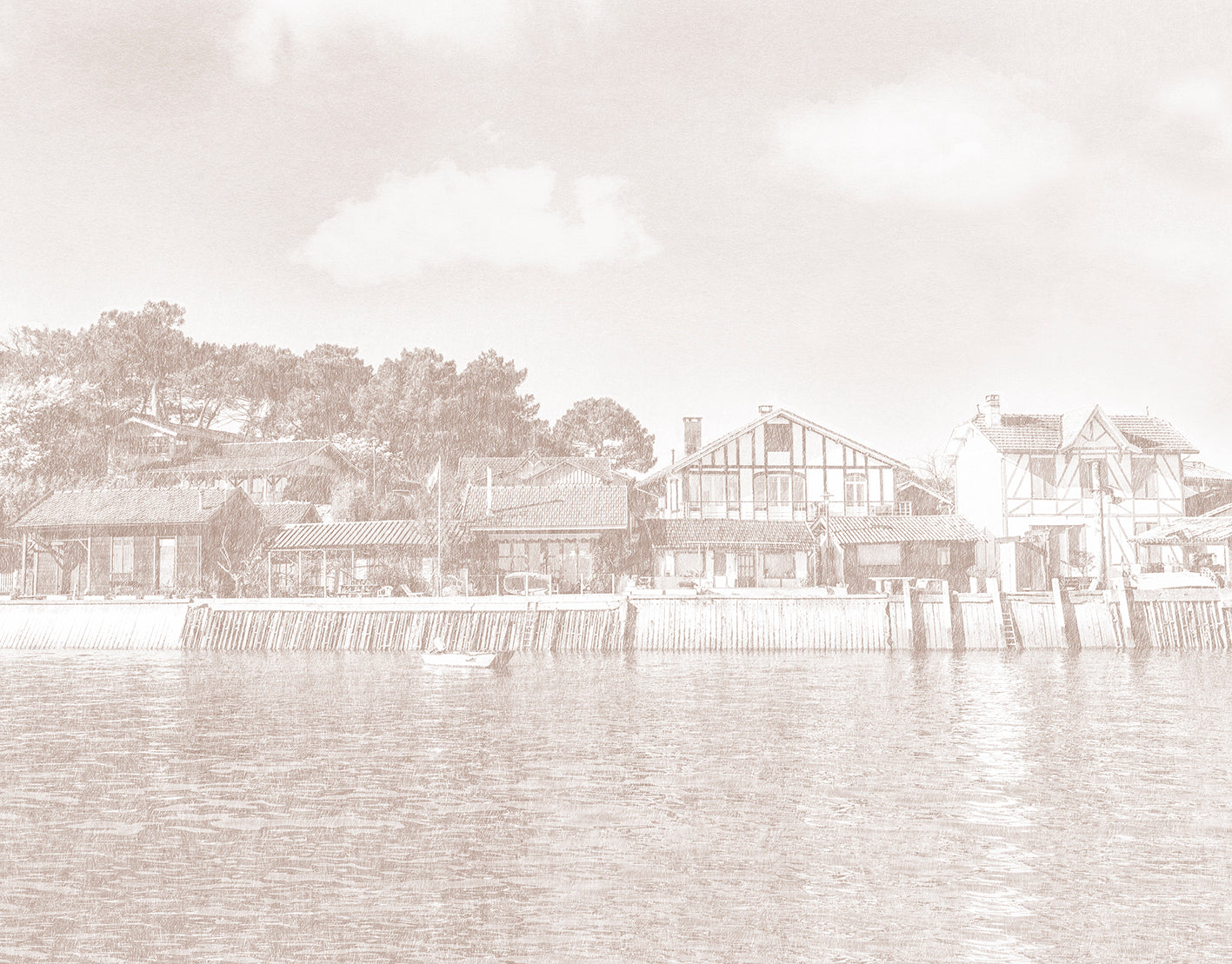 Papier peint panoramique Presqu'Île