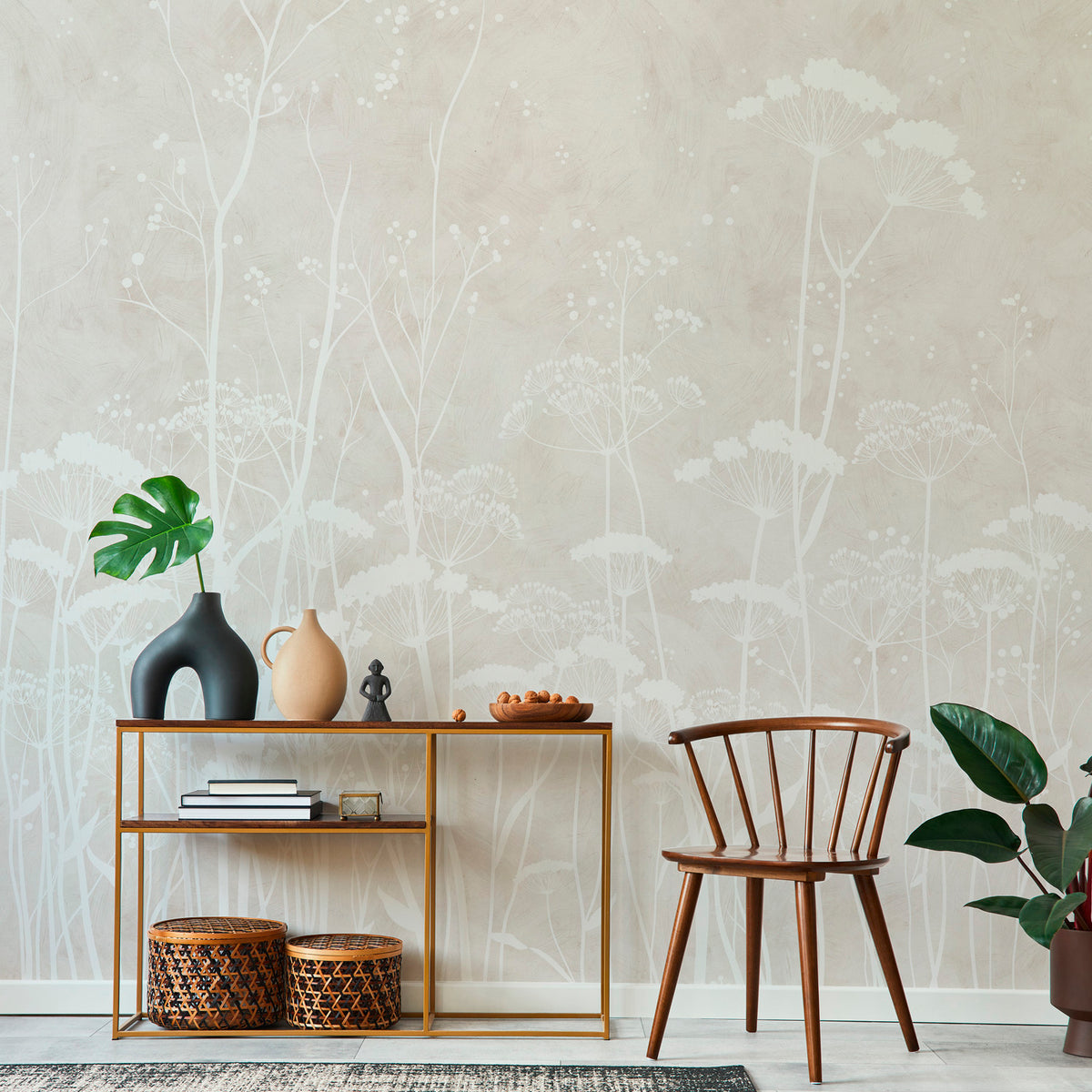 Panoramic wallpaper Umbelles