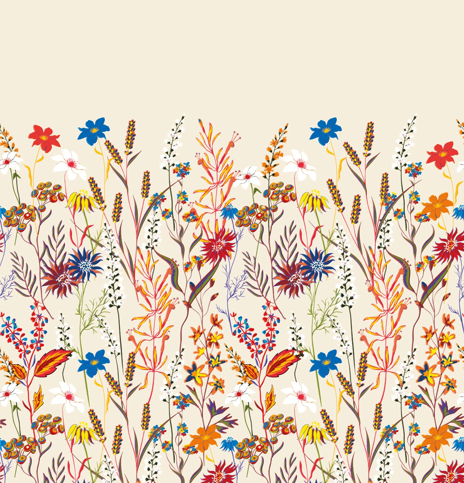 Papier peint panoramique Jardin d'été
