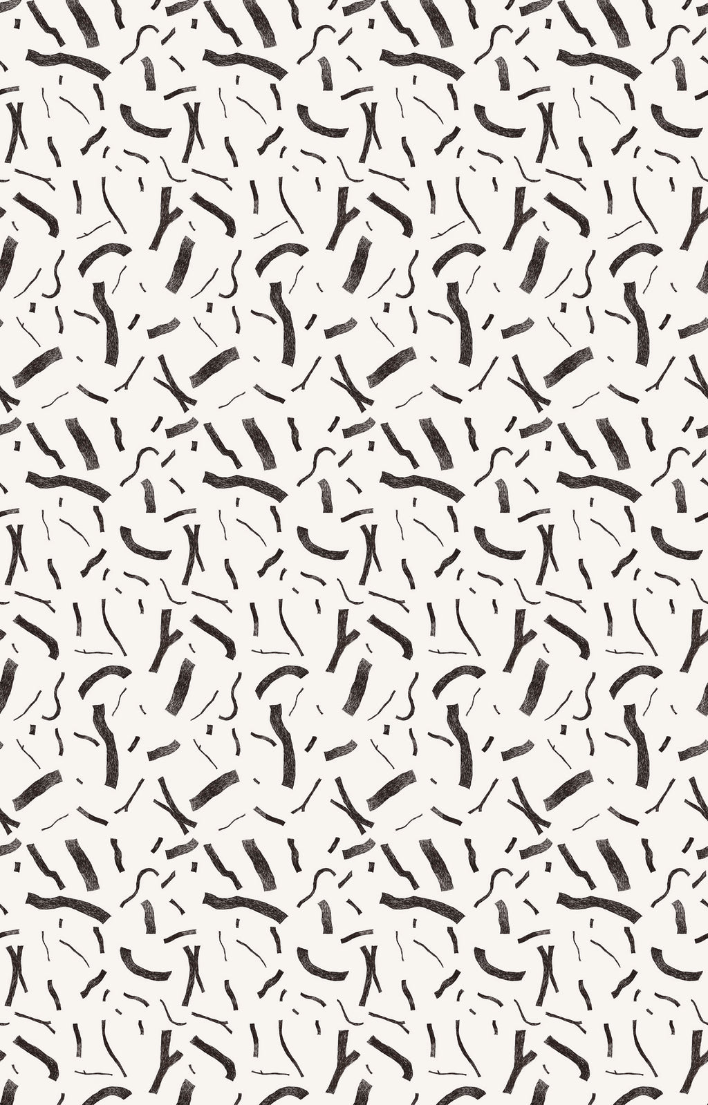 Panoramic wallpaper Pencil drawing