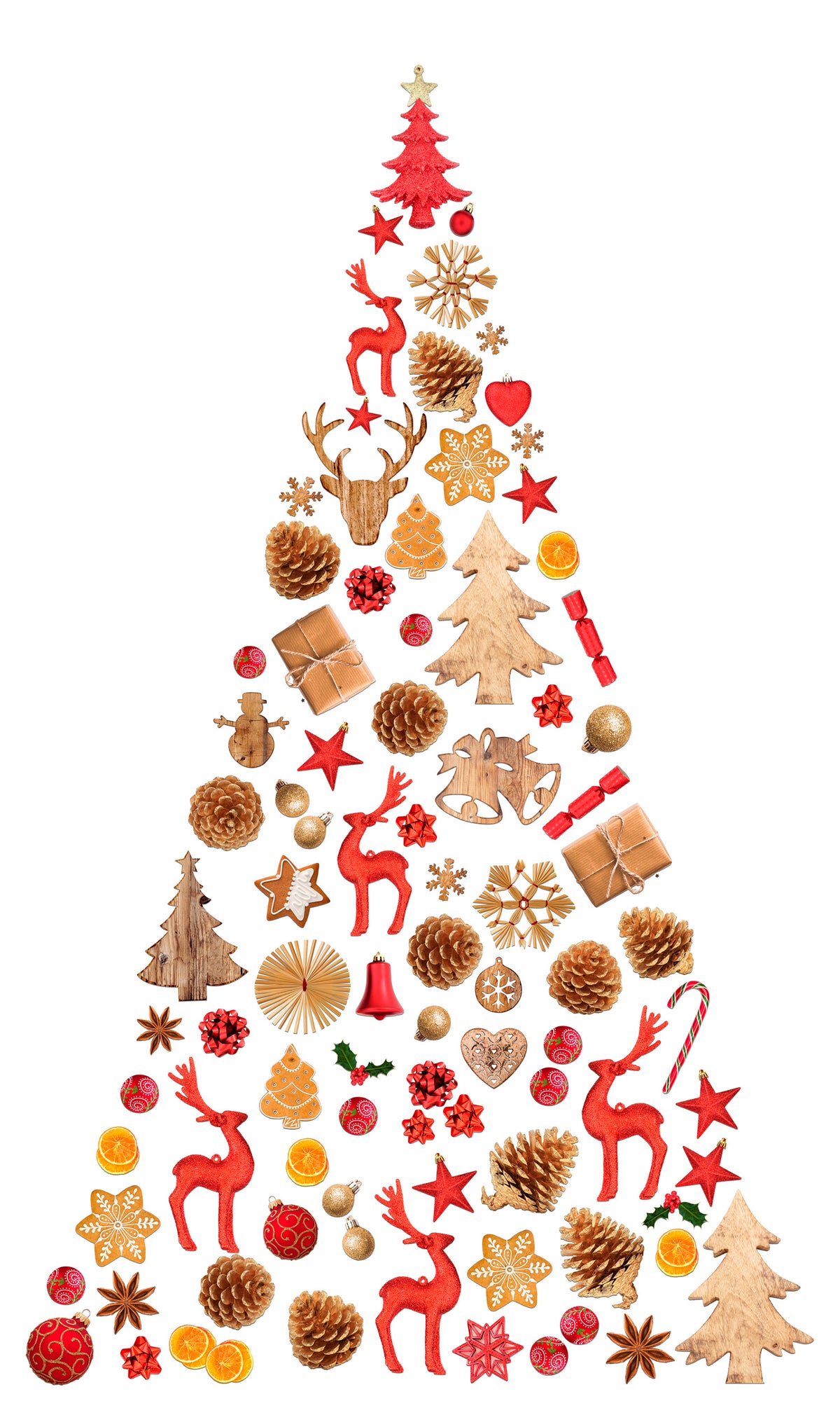 Adhesive Christmas Tree - Ninon's Christmas Tree 02 