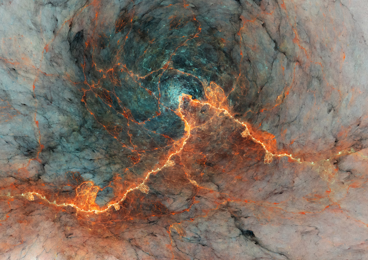 Papier peint panoramique Marble On Fire