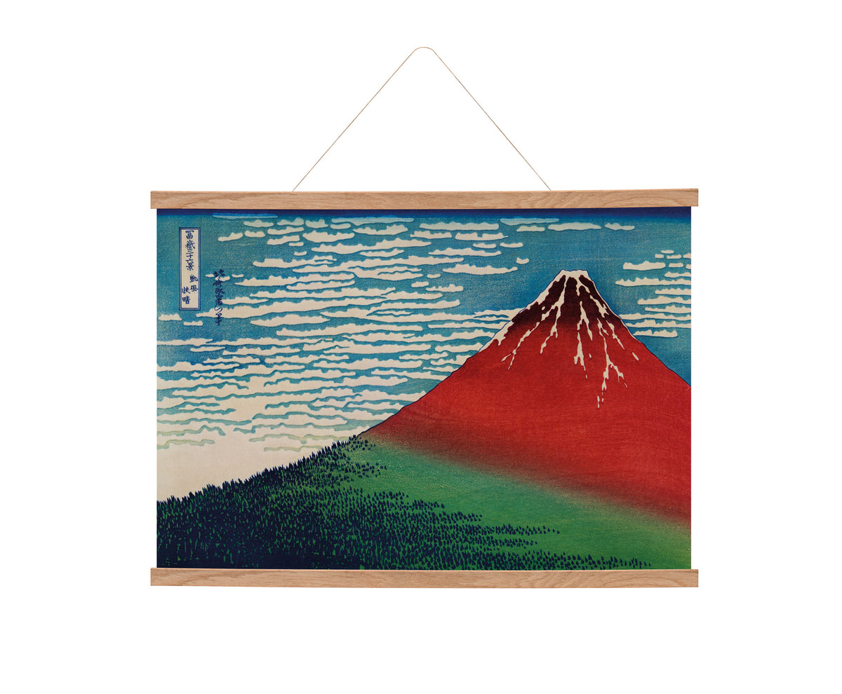 Hanging canvas Fine Wind, Clear Morning - Hokusai