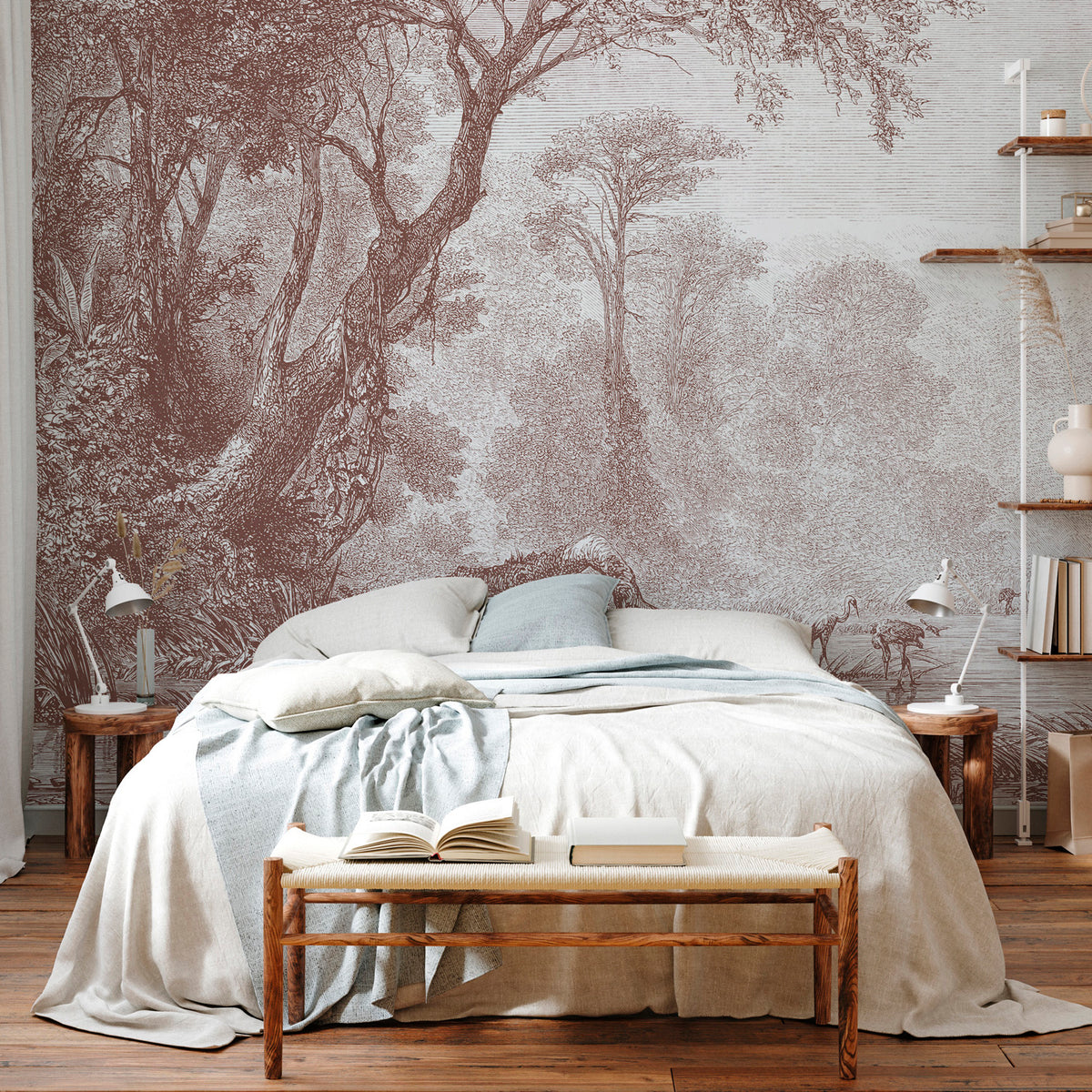 Sologne panoramic wallpaper