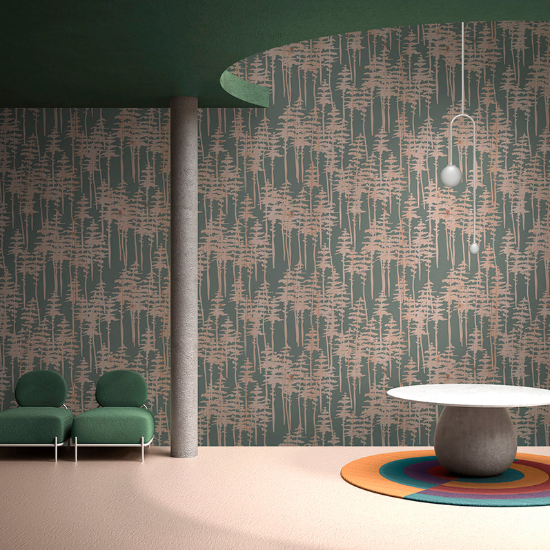 Spruce panoramic wallpaper