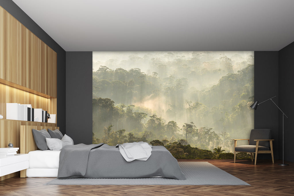 Papier peint panoramique Misty Forest