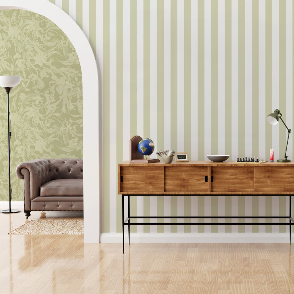 Soft Striped Wallpaper