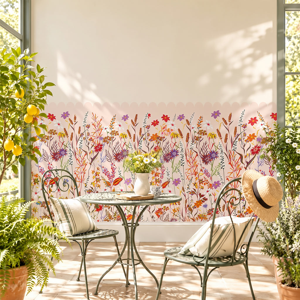 Jardin d'été - Soubassement adhésif