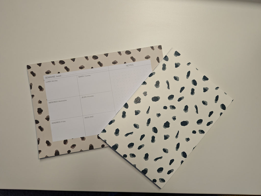 Semainier & cahier ligné 50