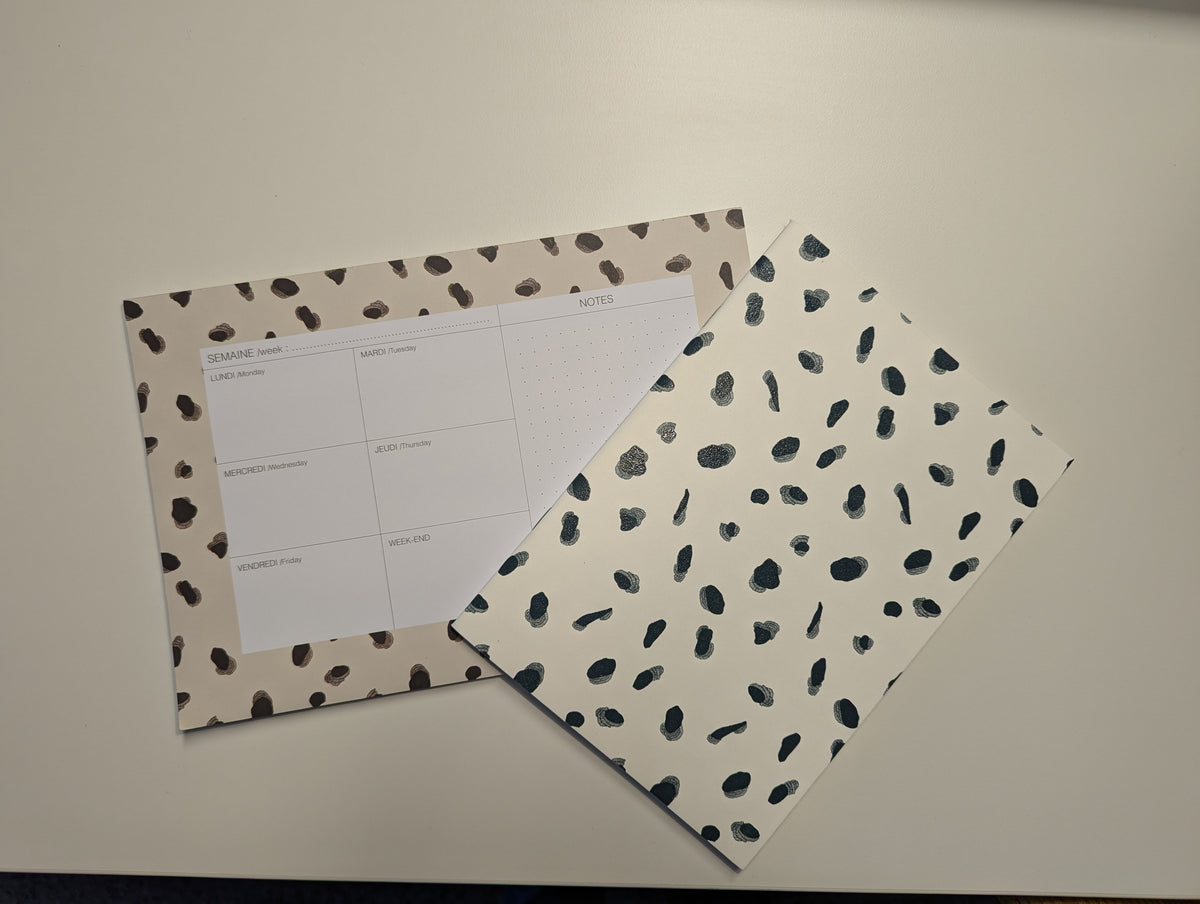 Semainier & cahier ligné 50