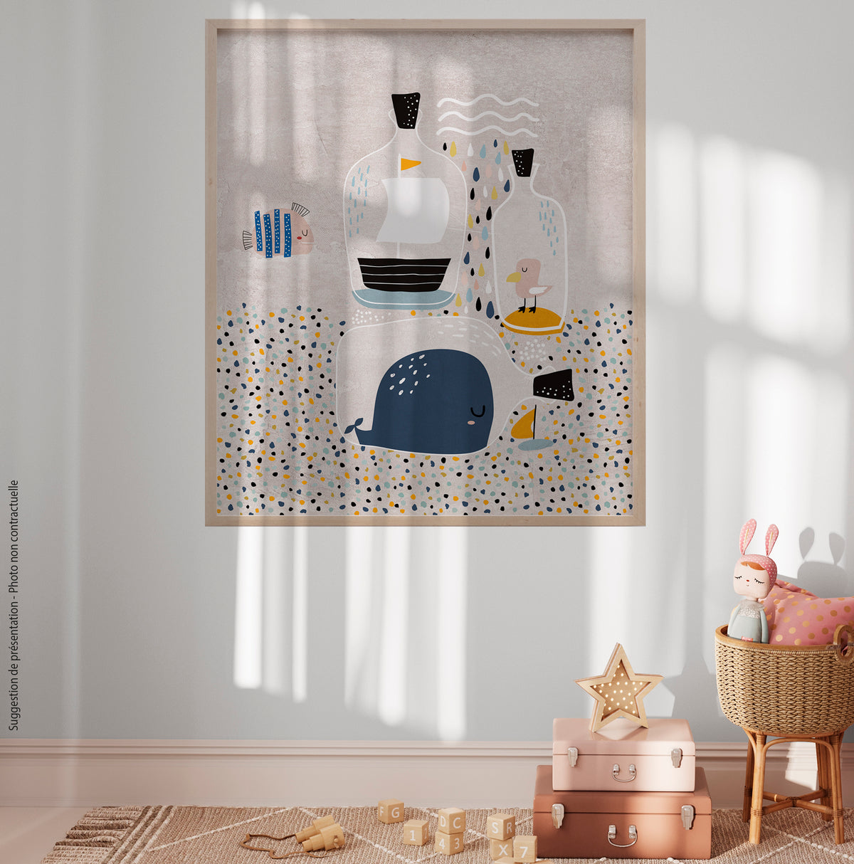 Nautikid adhesive poster 