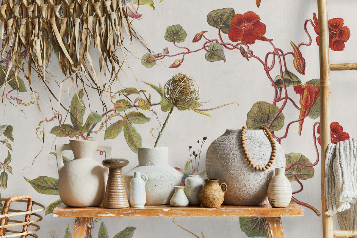 Papier peint panoramique Herons & Flowers