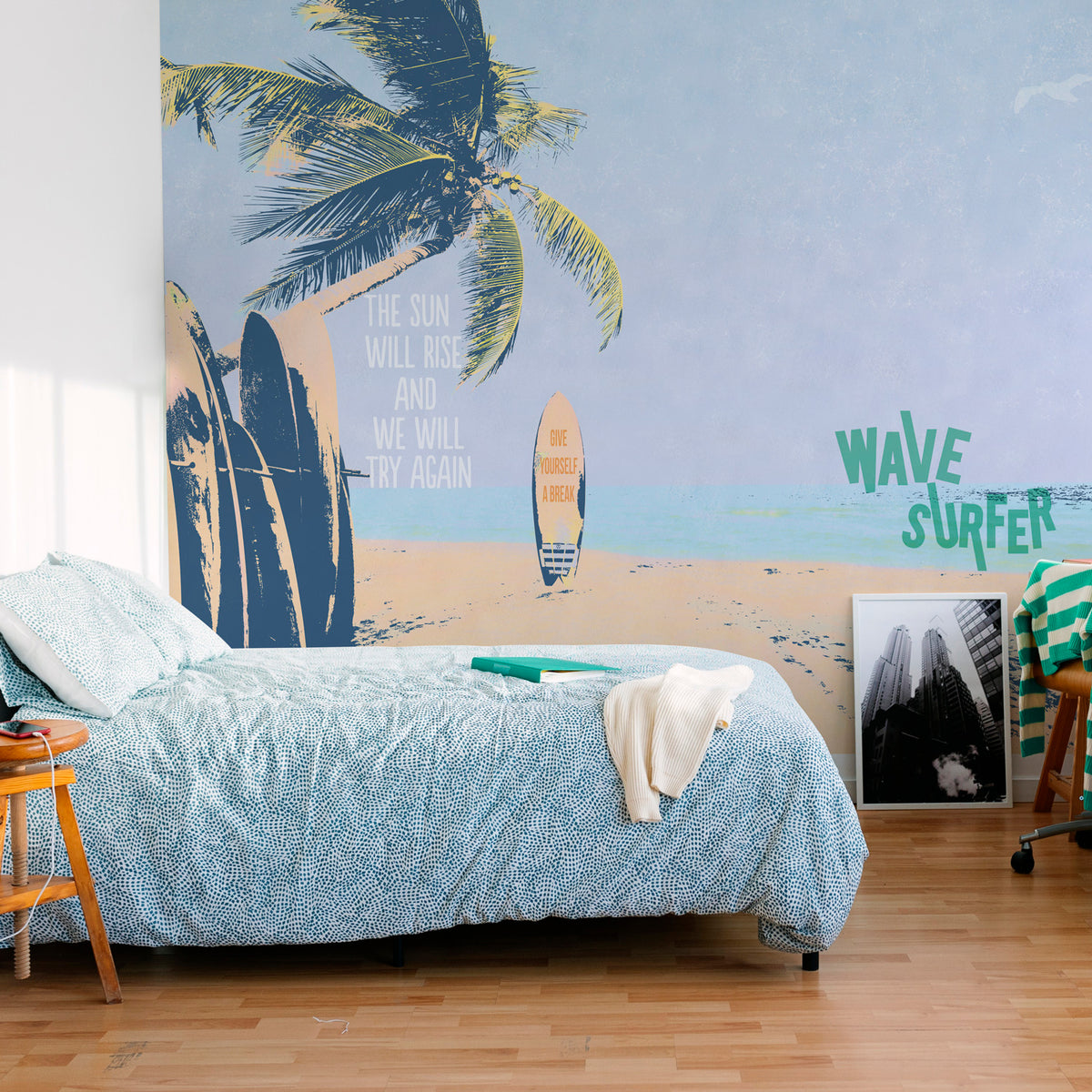 Wave Surfer XL panoramic wallpaper