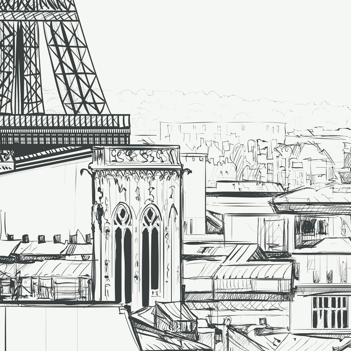 Papier peint panoramique Paname