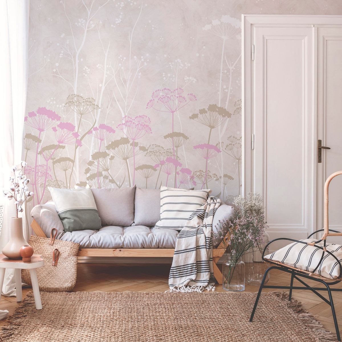 Panoramic wallpaper Umbelles