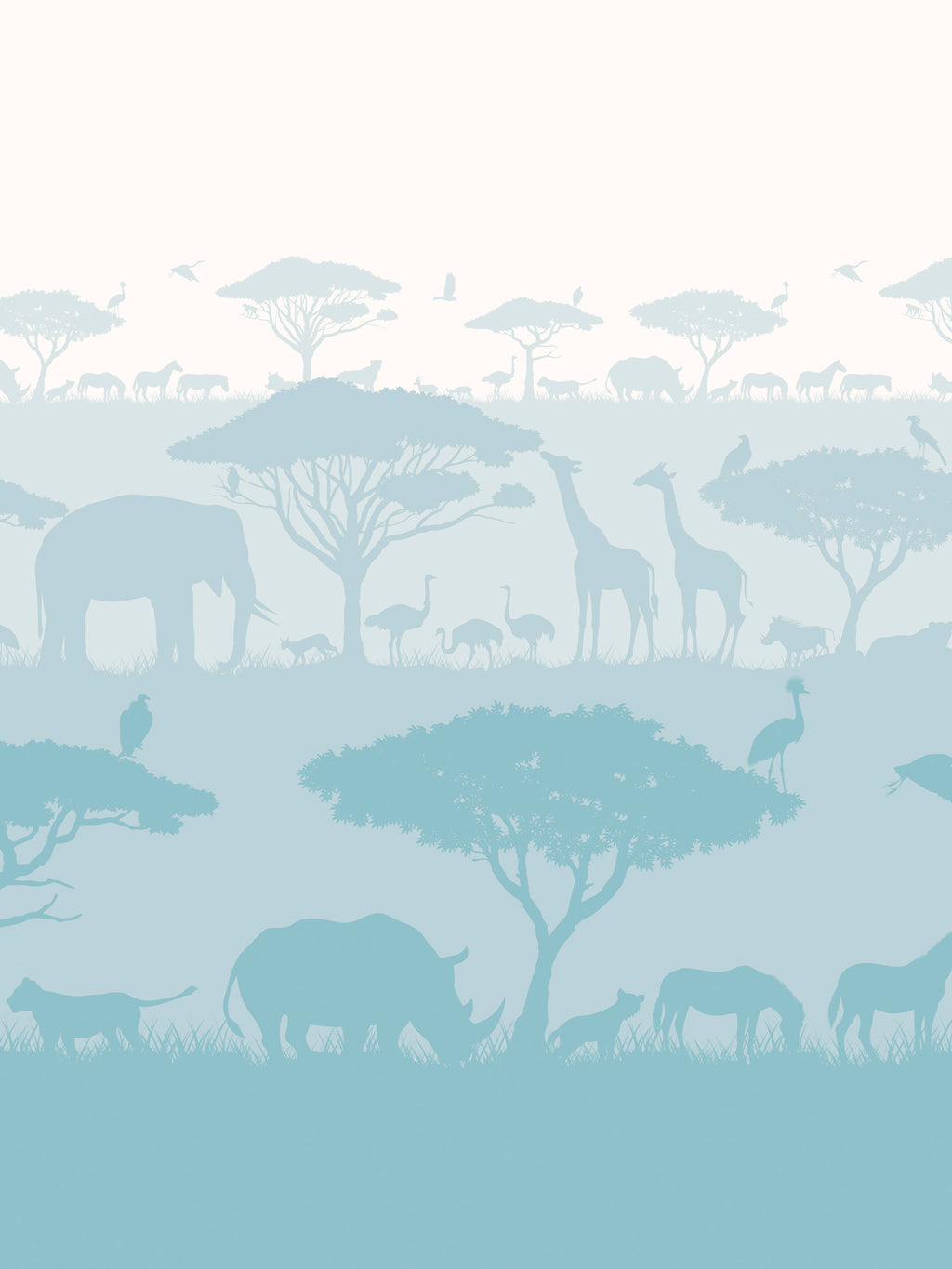 Poster adhésif Savane