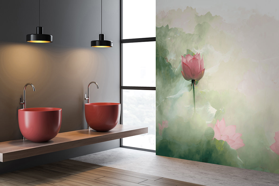 Papier peint panoramique Lilies