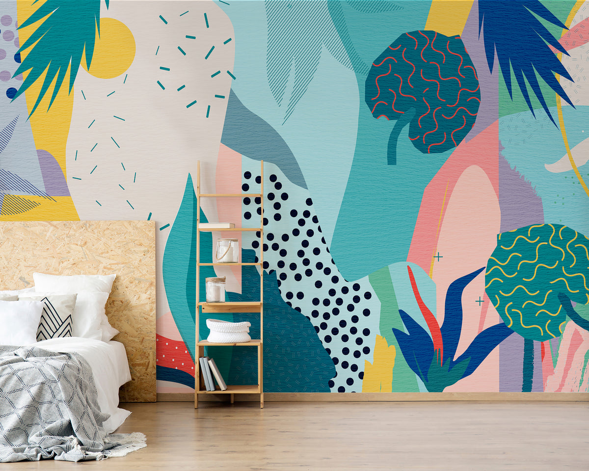 Papier peint panoramique Abstract Jungle 