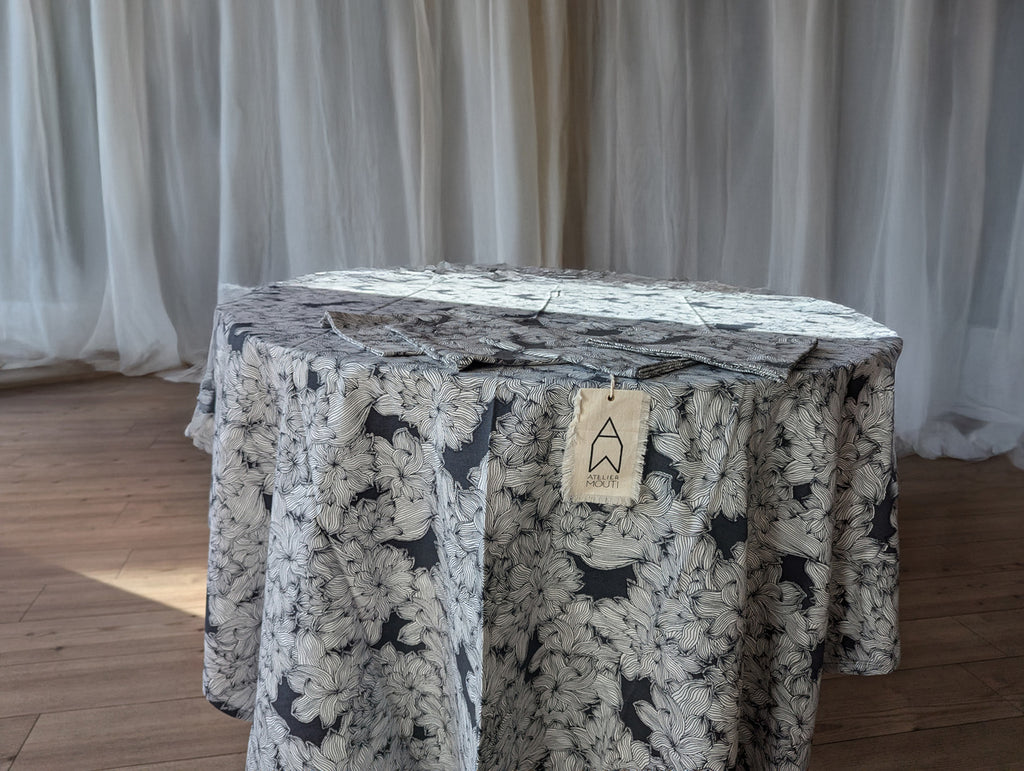 Nappe et 4 serviettes assorties 29 Elephant skin