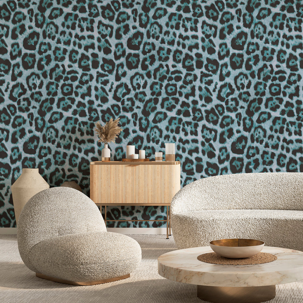 Leopard panoramic wallpaper