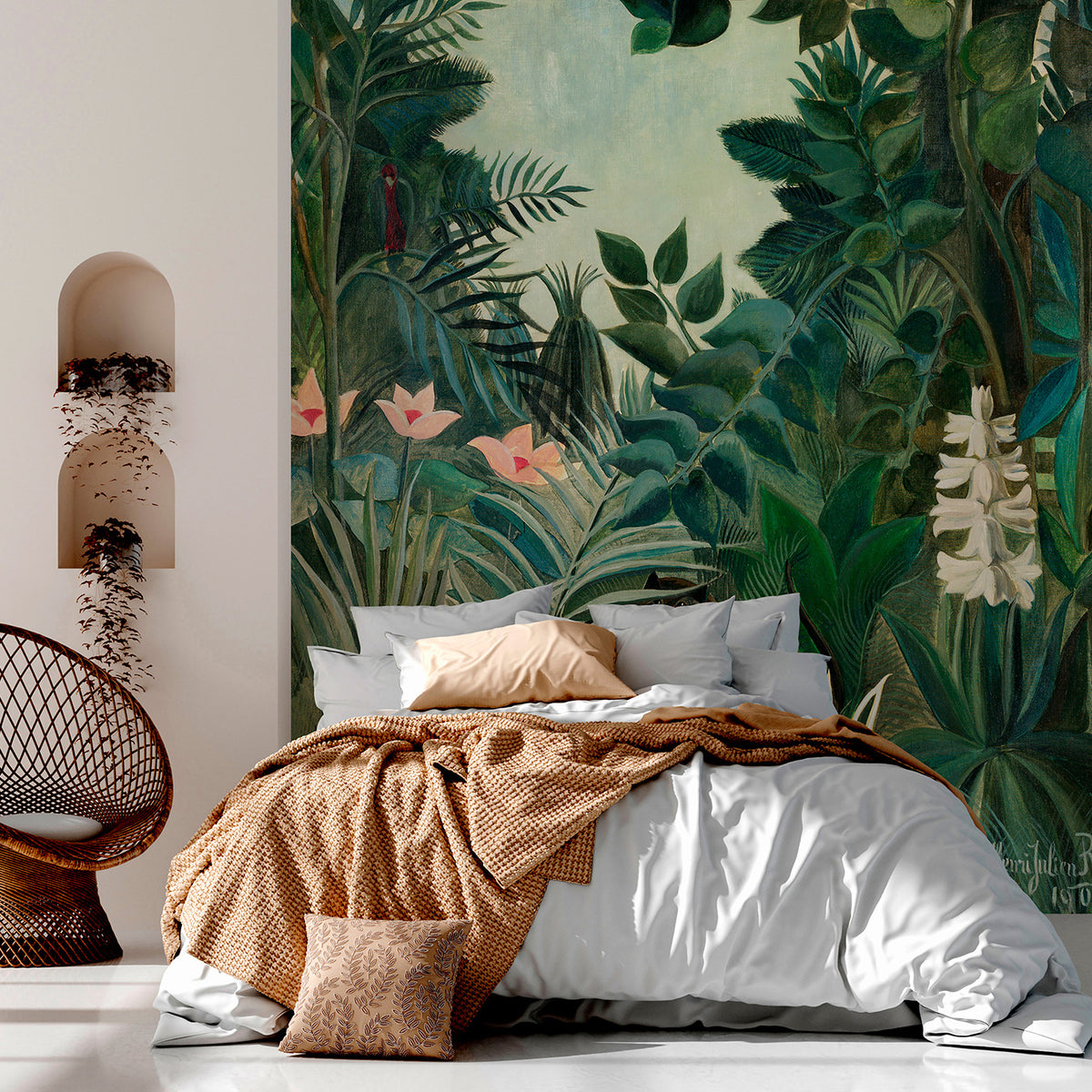 Papier peint panoramique Equatorial Jungle (Hj Rousseau)
