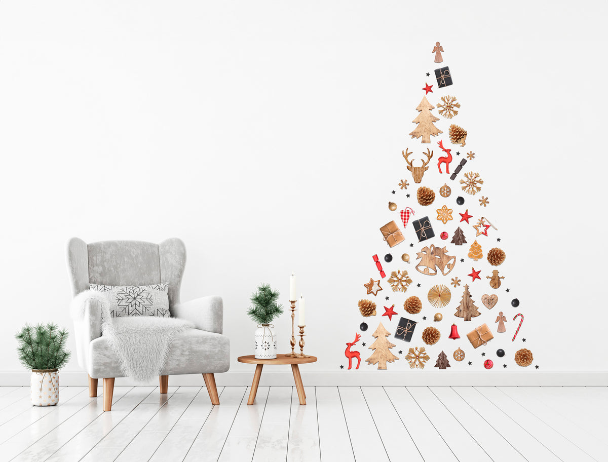 Adhesive Christmas Tree - Ninon's Christmas Tree 01 