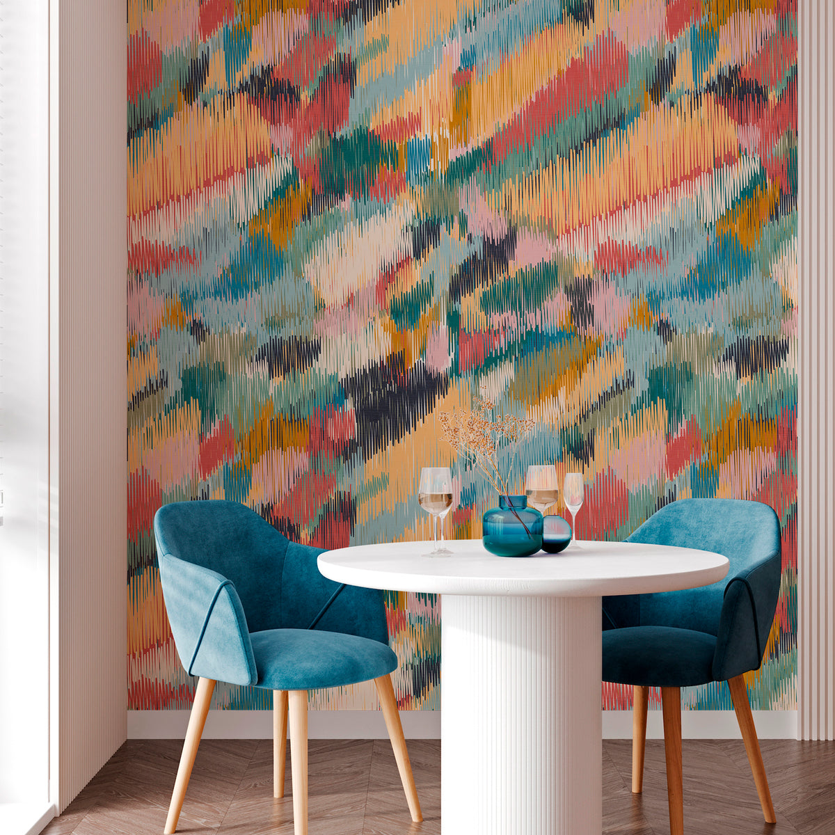 Panoramic wallpaper, XL coloring page
