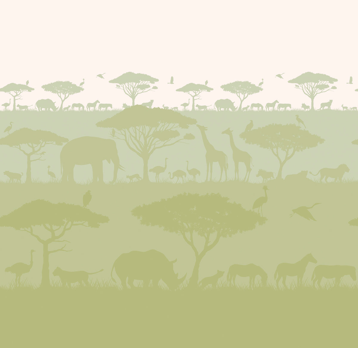 Papier peint panoramique Savane
