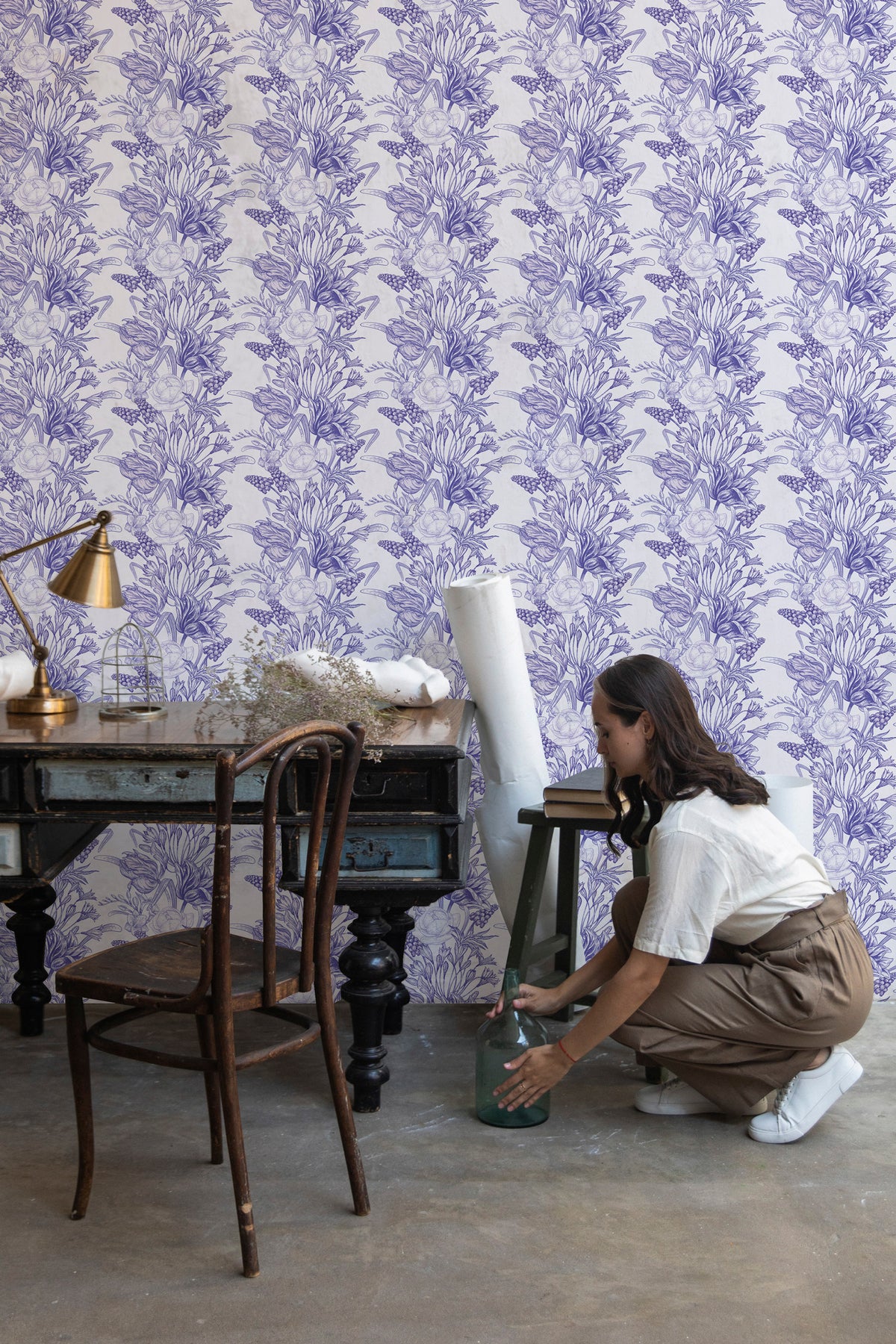 Papier peint panoramique Muscari