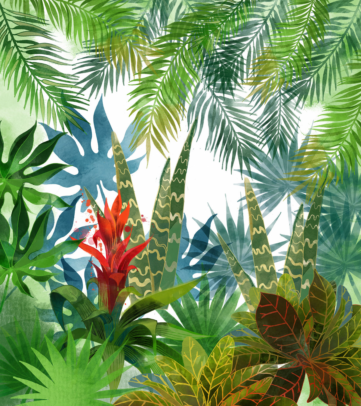 Papier peint panoramique Petite Jungle