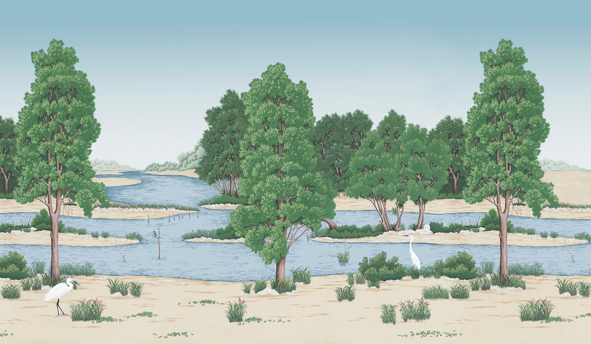 Papier peint panoramique Loire sauvage XL
