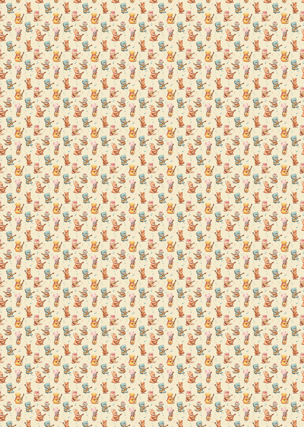 Wallpaper - Musical Animals