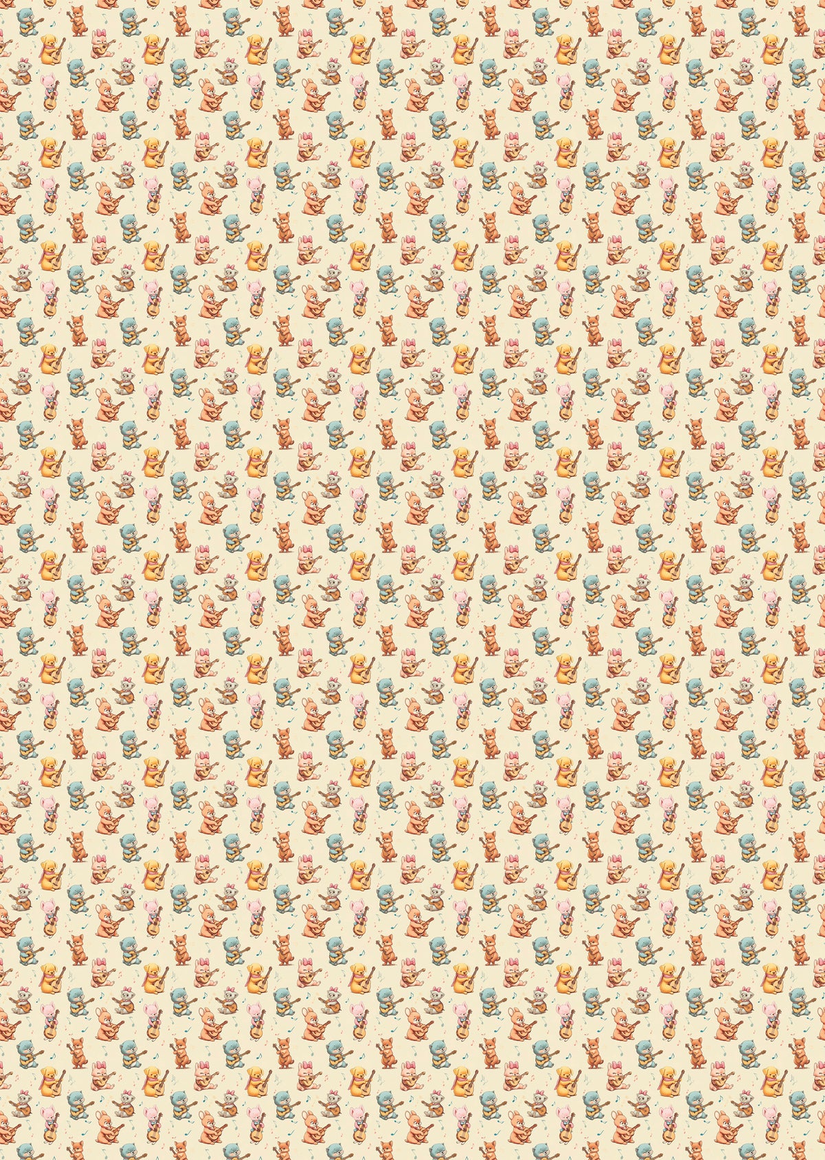 Wallpaper - Musical Animals