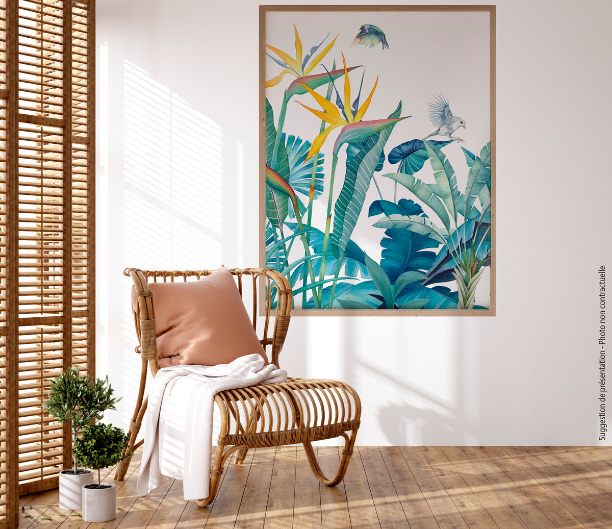 Paradisio adhesive poster 