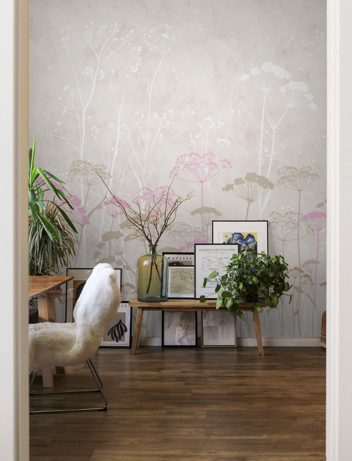Panoramic wallpaper Umbelles