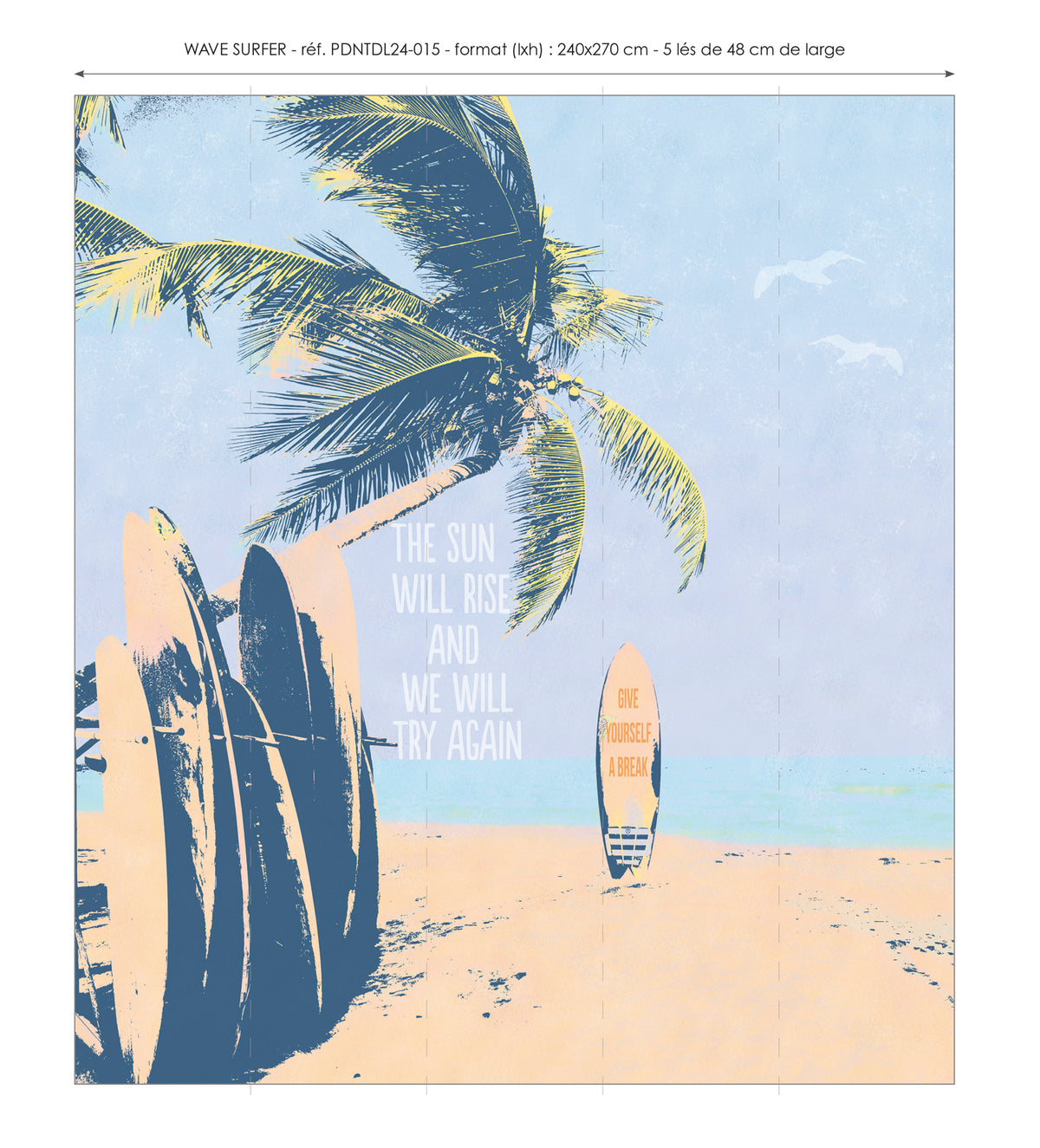 Papier peint panoramique Wave Surfer
