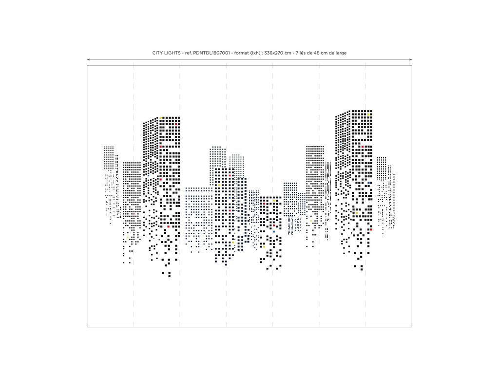 Papier peint panoramique City Lights