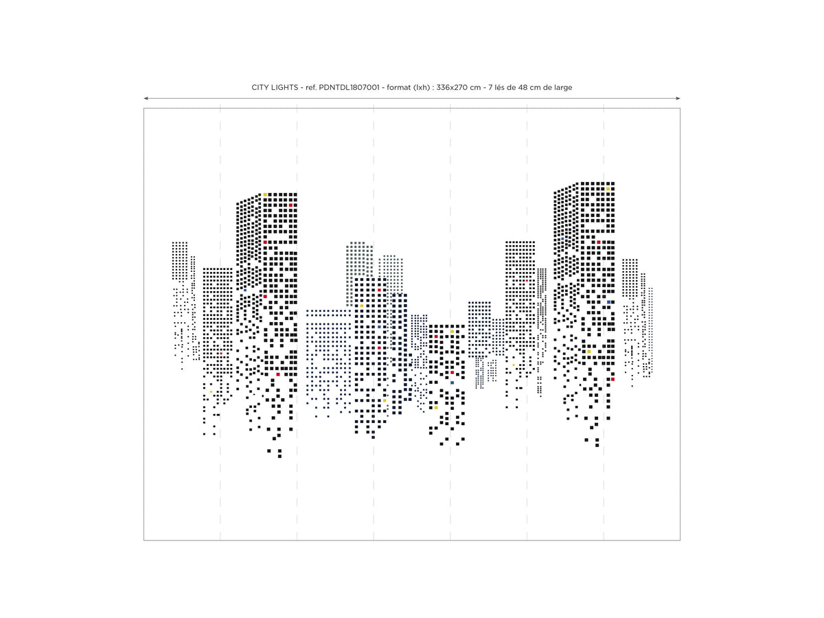 Papier peint panoramique City Lights