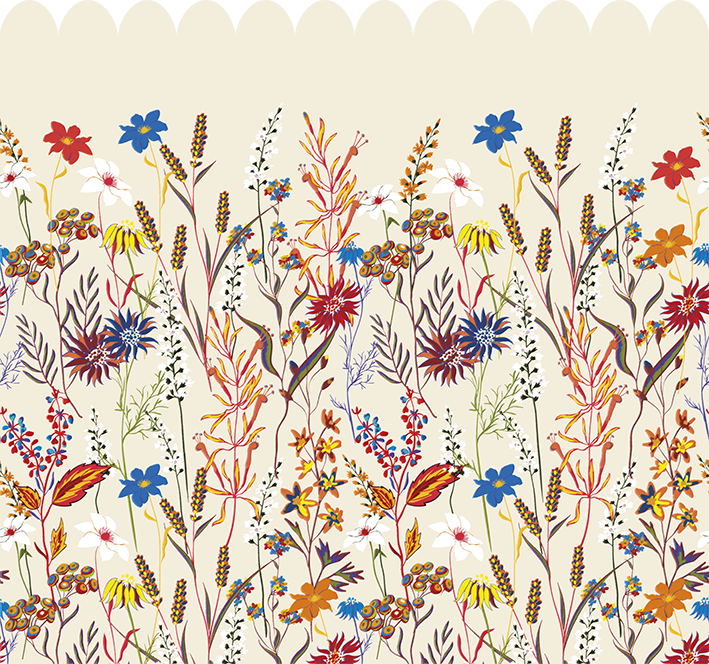 Jardin d'été - Soubassement adhésif