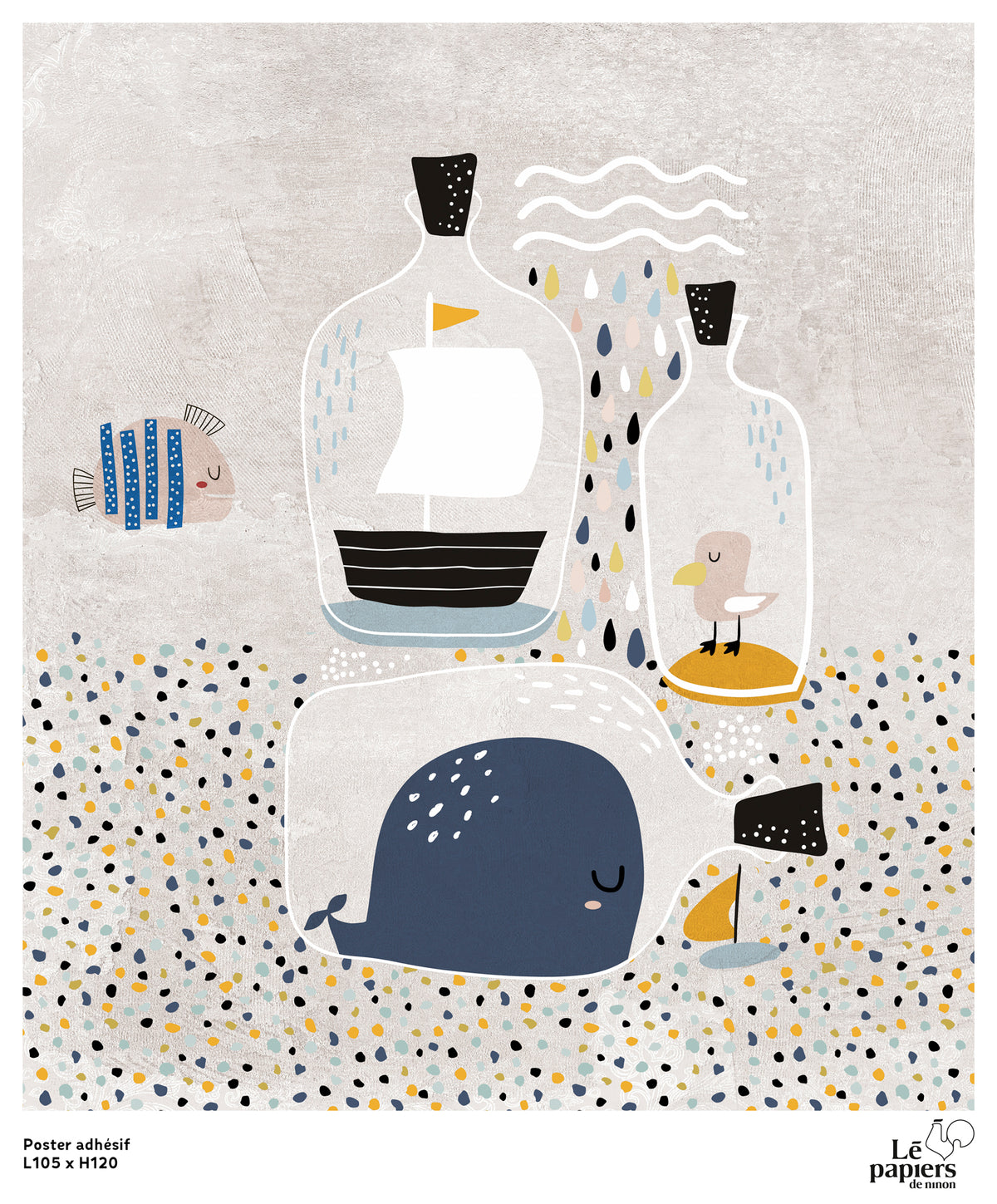 Nautikid adhesive poster 