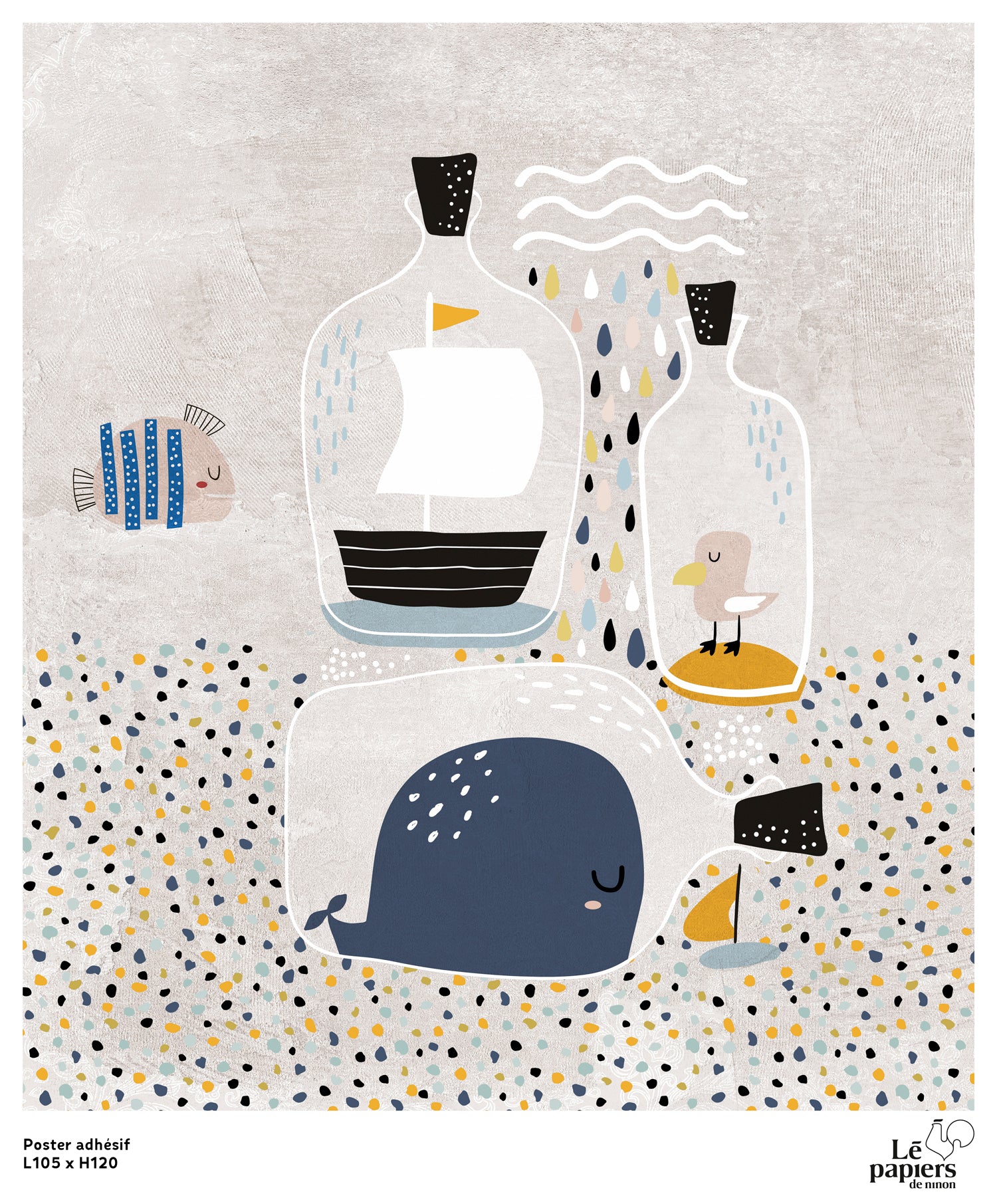 Poster adhésif Nautikid